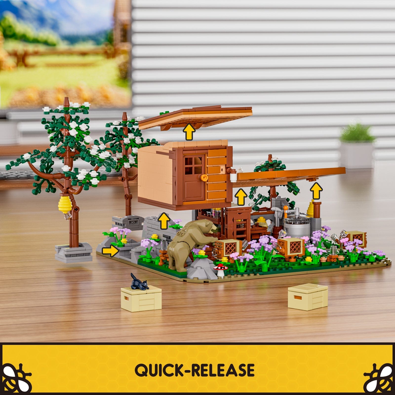 LUMIBRICKS - FUNWHOLE Bee Farm F9062 X0026HIETR