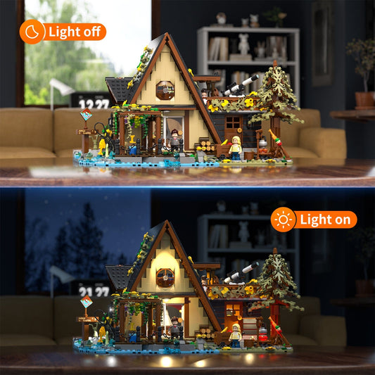 LUMIBRICKS - FUNWHOLE A-Frame Cabin F9013 X003Q80B7V