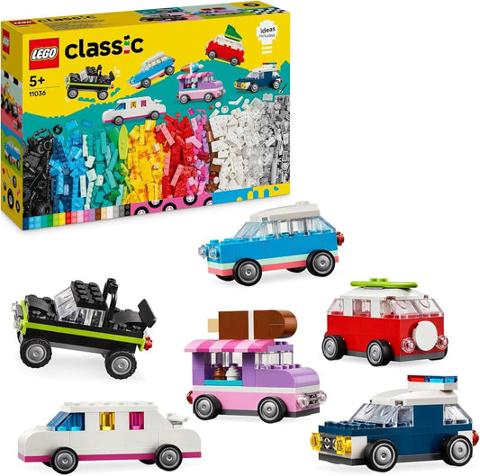 Toys & Games > Toys > Construction Toys > Interlocking Blocks > LEGO > LEGO Classic Lego Classic 11036 Creative Vehicles Building Toy for Ages 4 and Up 673419388184