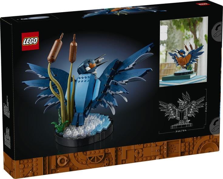 Toys & Games > Toys > Construction Toys > Interlocking Blocks > LEGO > LEGO Icons Lego Icons 10331 Kingfisher Bird Model Set for Adults Ages 18 and Up 673419394215