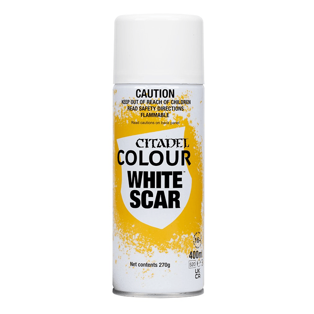 Citadel Spray Paint WHITE SCAR SPRAY PAINT 5011921176892