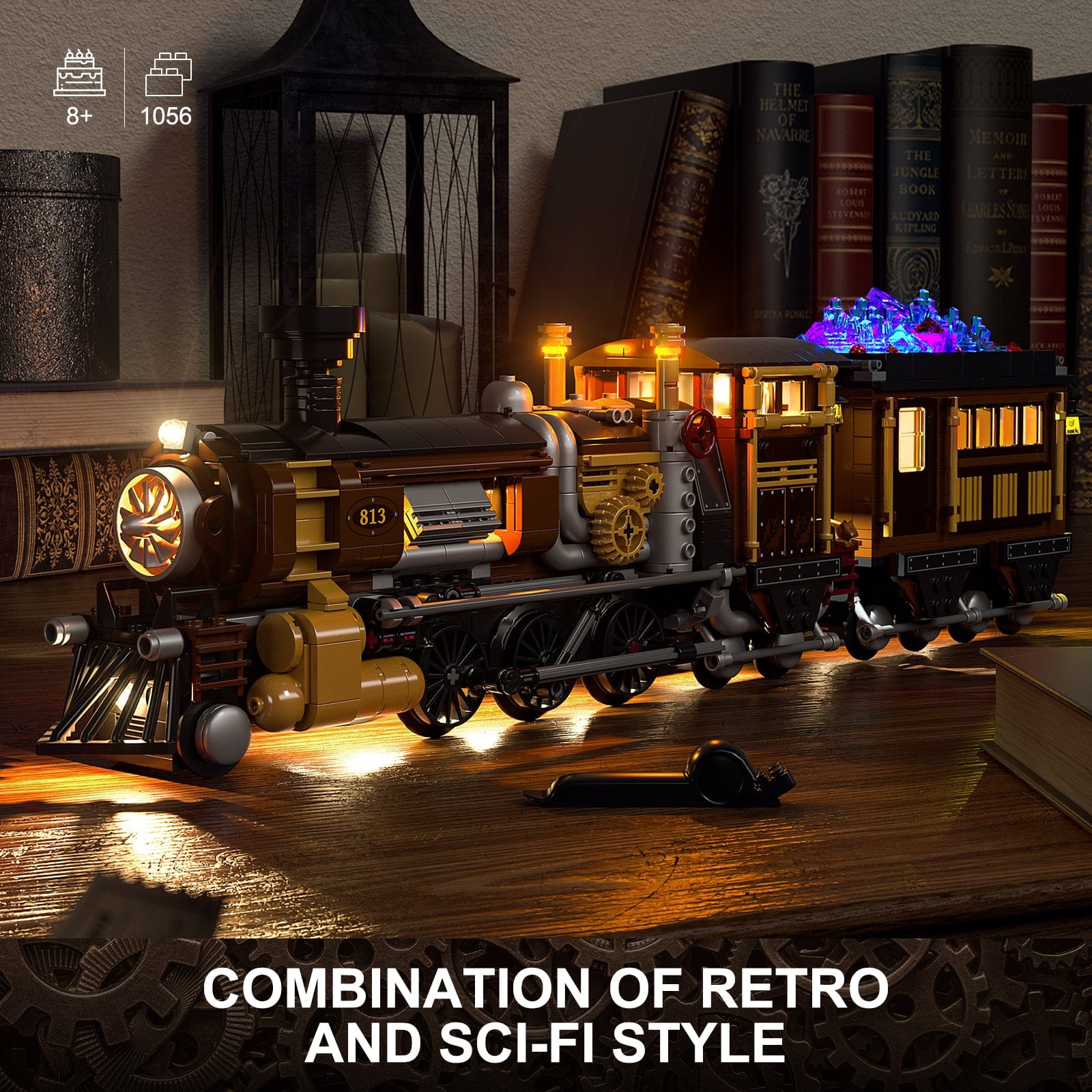 LUMIBRICKS - FUNWHOLE Steampunk Ore Train F9006 X003BS0U4F
