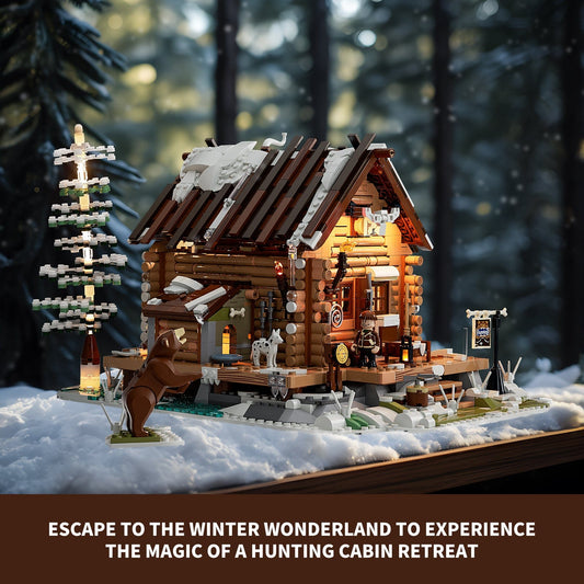 LUMIBRICKS - FUNWHOLE Hunting Cabin F9018 X003XDAGN3