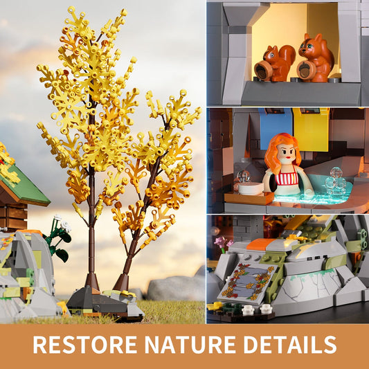 LUMIBRICKS - FUNWHOLE Mountain Cabin F9035 X004BEPIGD