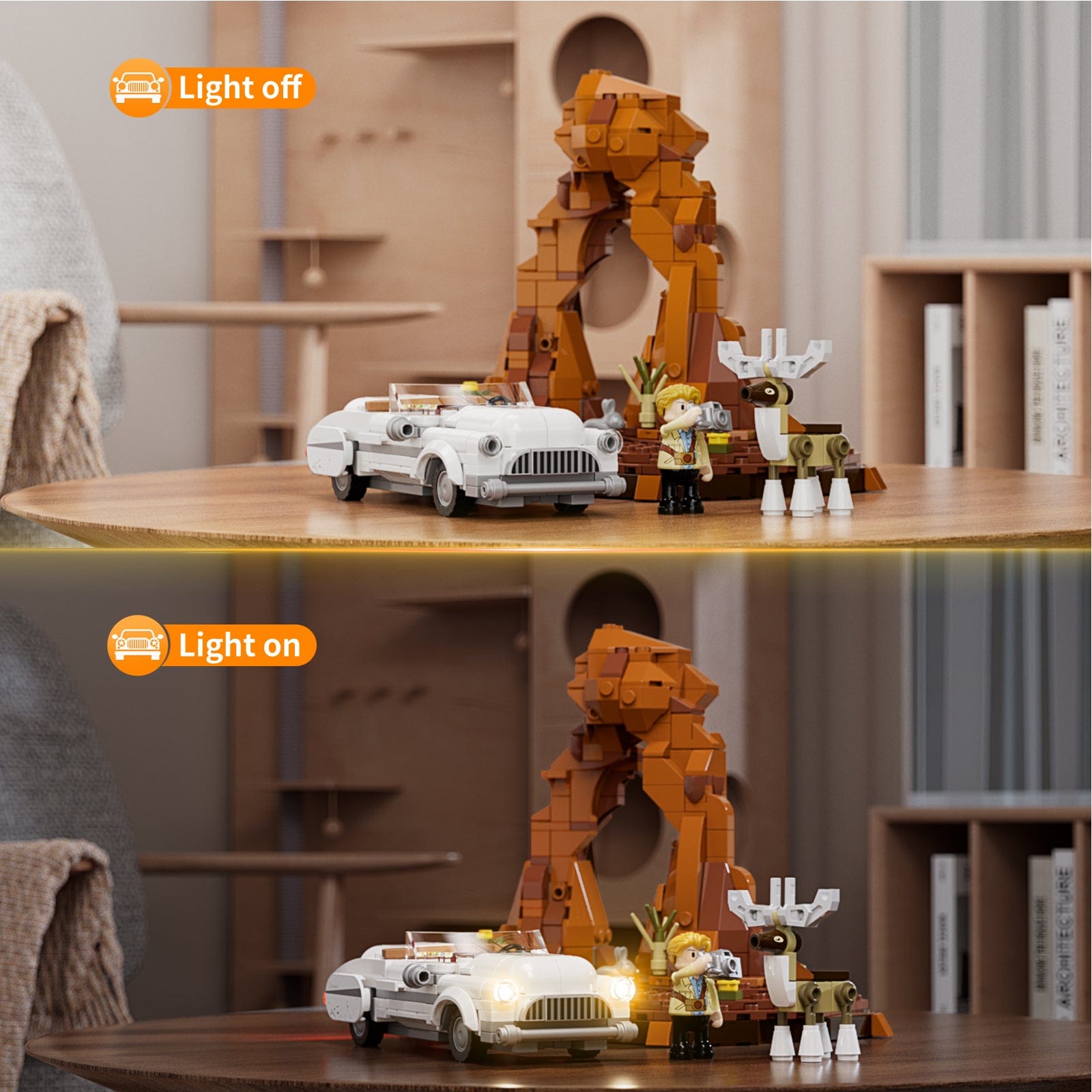 LUMIBRICKS - FUNWHOLE Deer Crossing F9053 X004D455BT