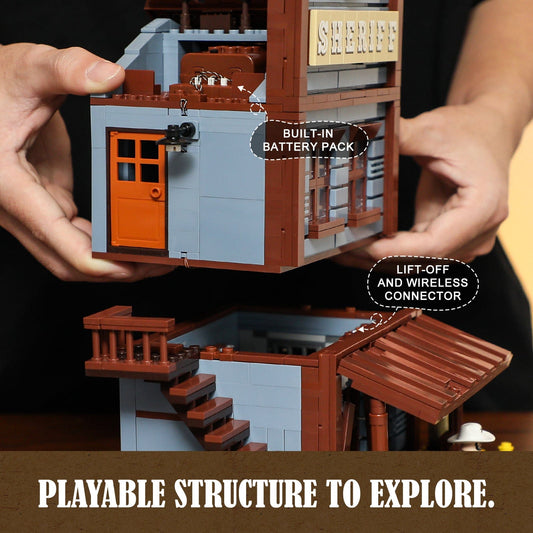 LUMIBRICKS - FUNWHOLE Old Sheriff’s Office F9026 0761687664304