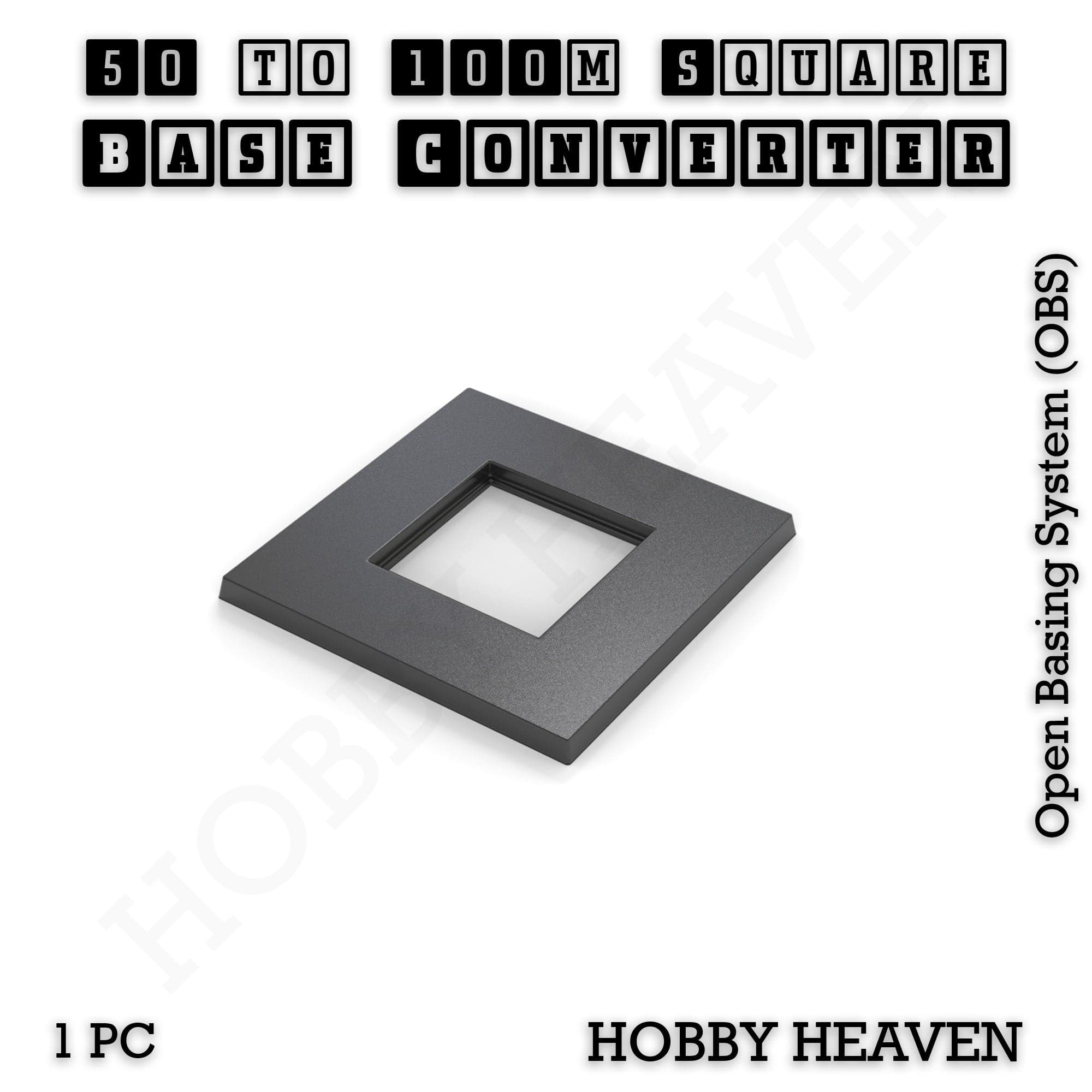 Base Square to Square Bases Size Converters 3d Print Full Range