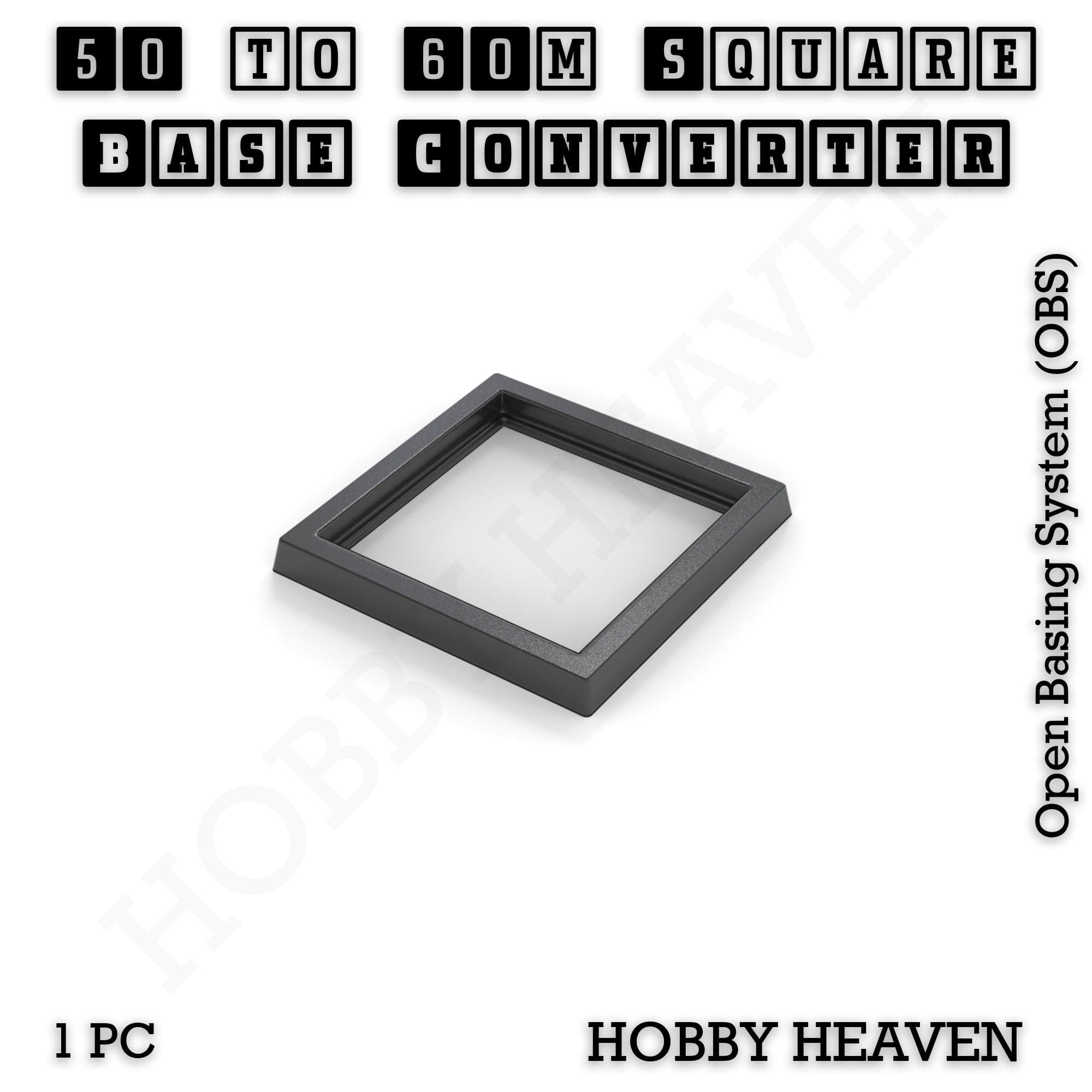 Base Square to Square Bases Size Converters 3d Print Full Range