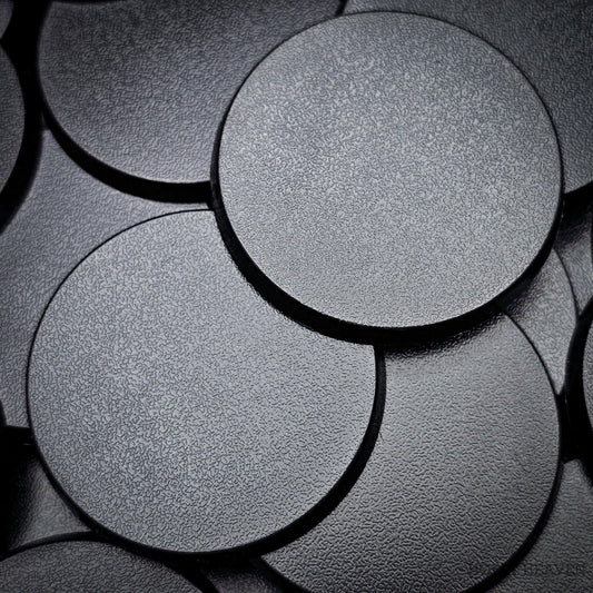 Base 50mm Round Plain Plastic Base