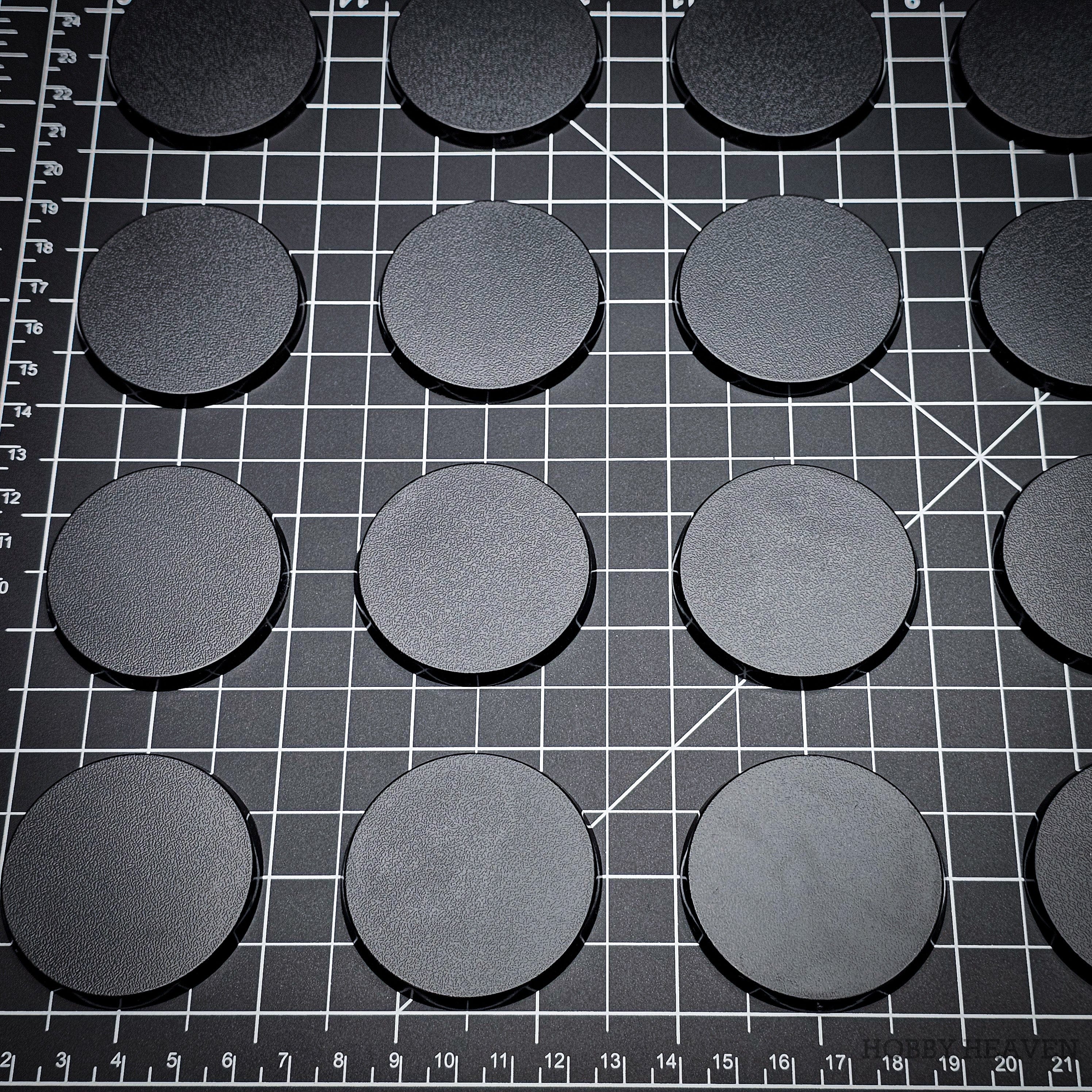 Base 50mm Round Plain Plastic Base