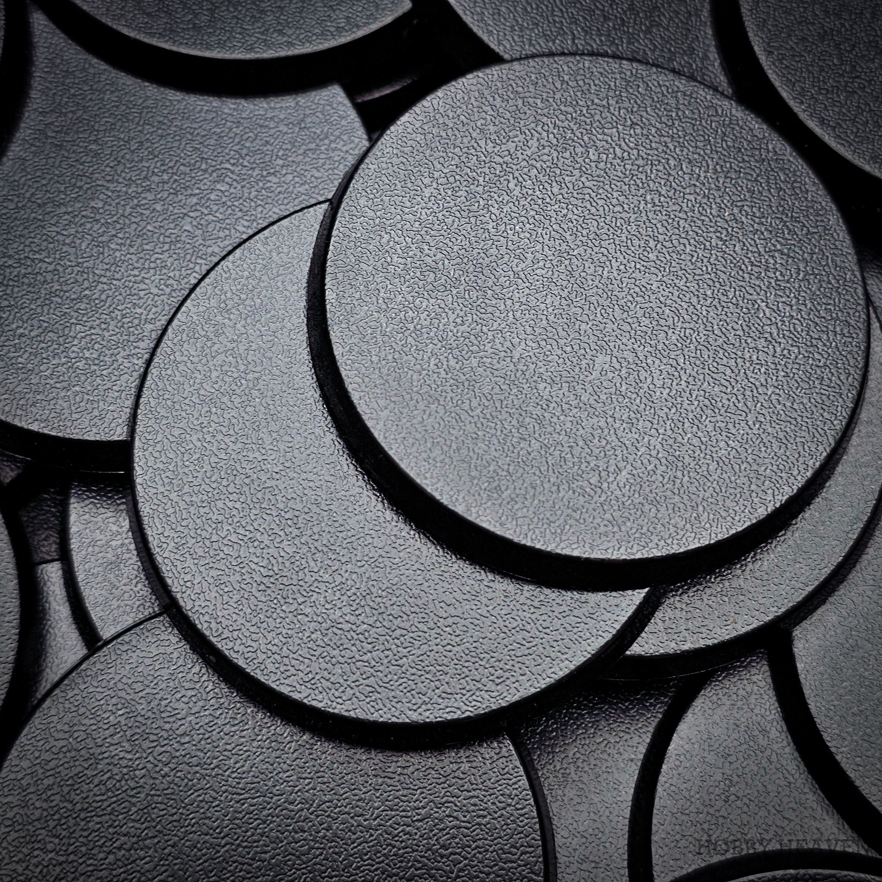 Base 50mm Round Plain Plastic Base