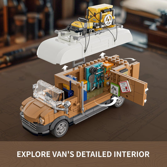 LUMIBRICKS - FUNWHOLE Carpentry Van F9030 X00452QH2F