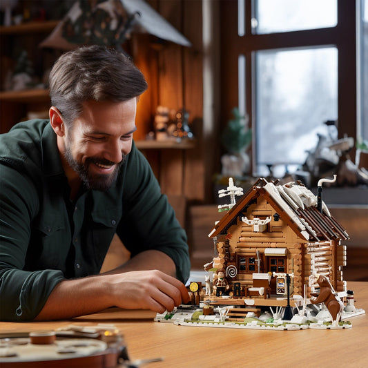 LUMIBRICKS - FUNWHOLE Hunting Cabin F9018 X003XDAGN3