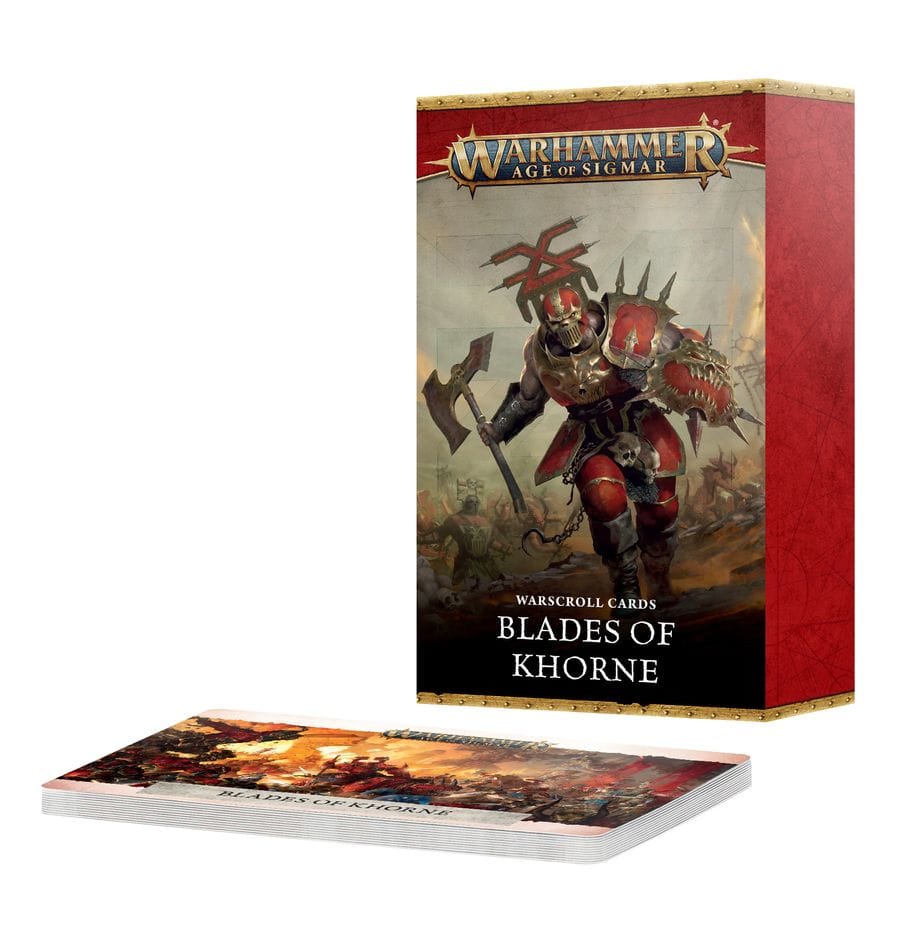 Blades of Khorne WARSCROLL CARDS: BLADES OF KHORNE (ENG) 5011921252510