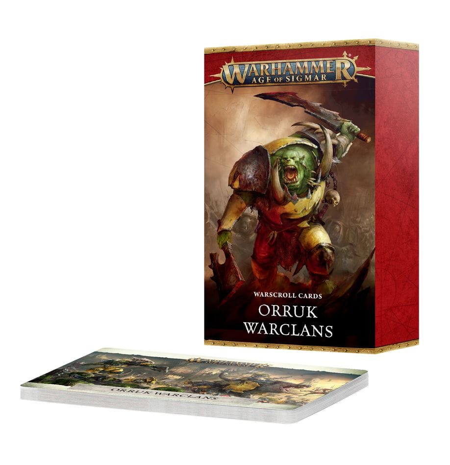 Orruks Warclans WARSCROLL CARDS: ORRUK WARCLANS (ENG) 5011921247004