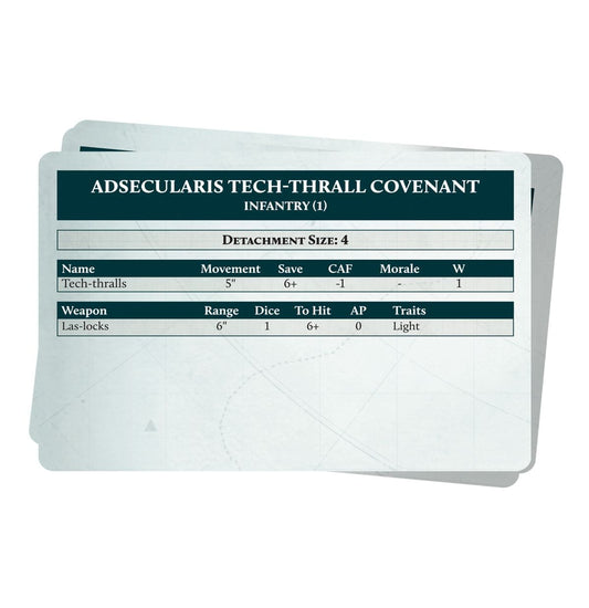 Wargame Accessories Legions Imperialis: Mechanicum Army List Cards 5011921185245