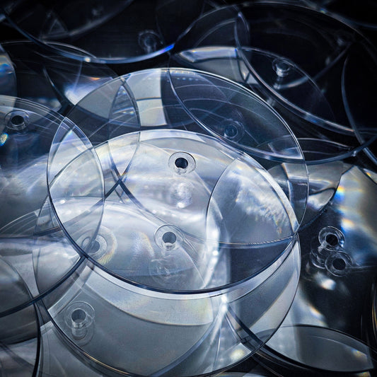 Base 60mm Round Flying Bases – Clear Plastic Stands for Sci-Fi & Fantasy Wargaming Miniatures