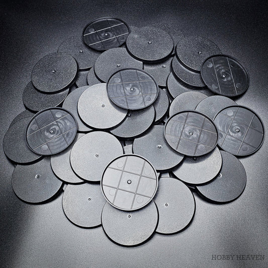 Base 70mm Round Plain Plastic Bases