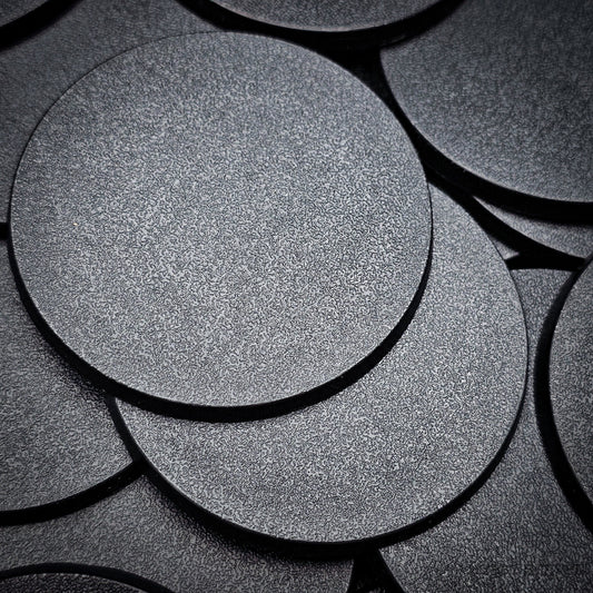 Base 60mm Round Plain Plastic Bases