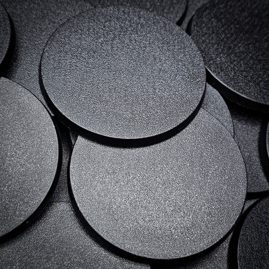Base 60mm Round Plain Plastic Bases