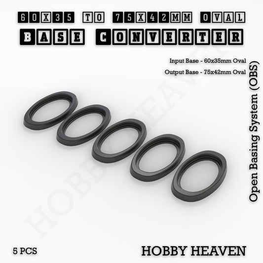 Base Oval To Oval Bases Size Converters 3d Print Full Range