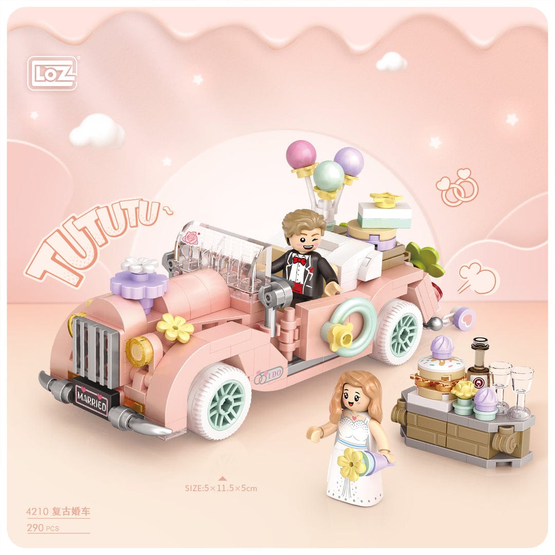 LOZ Vintage Wedding Car 4210 6932691942106