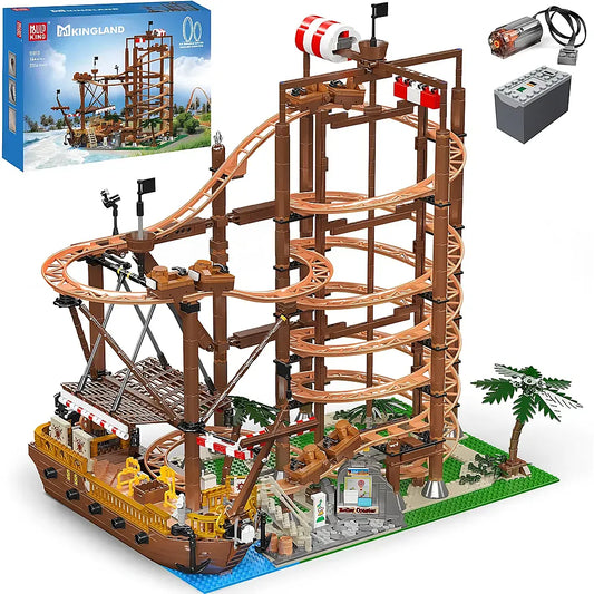 MouldKing Double Helix Pirate Rollercoaster 11013 6972316262134