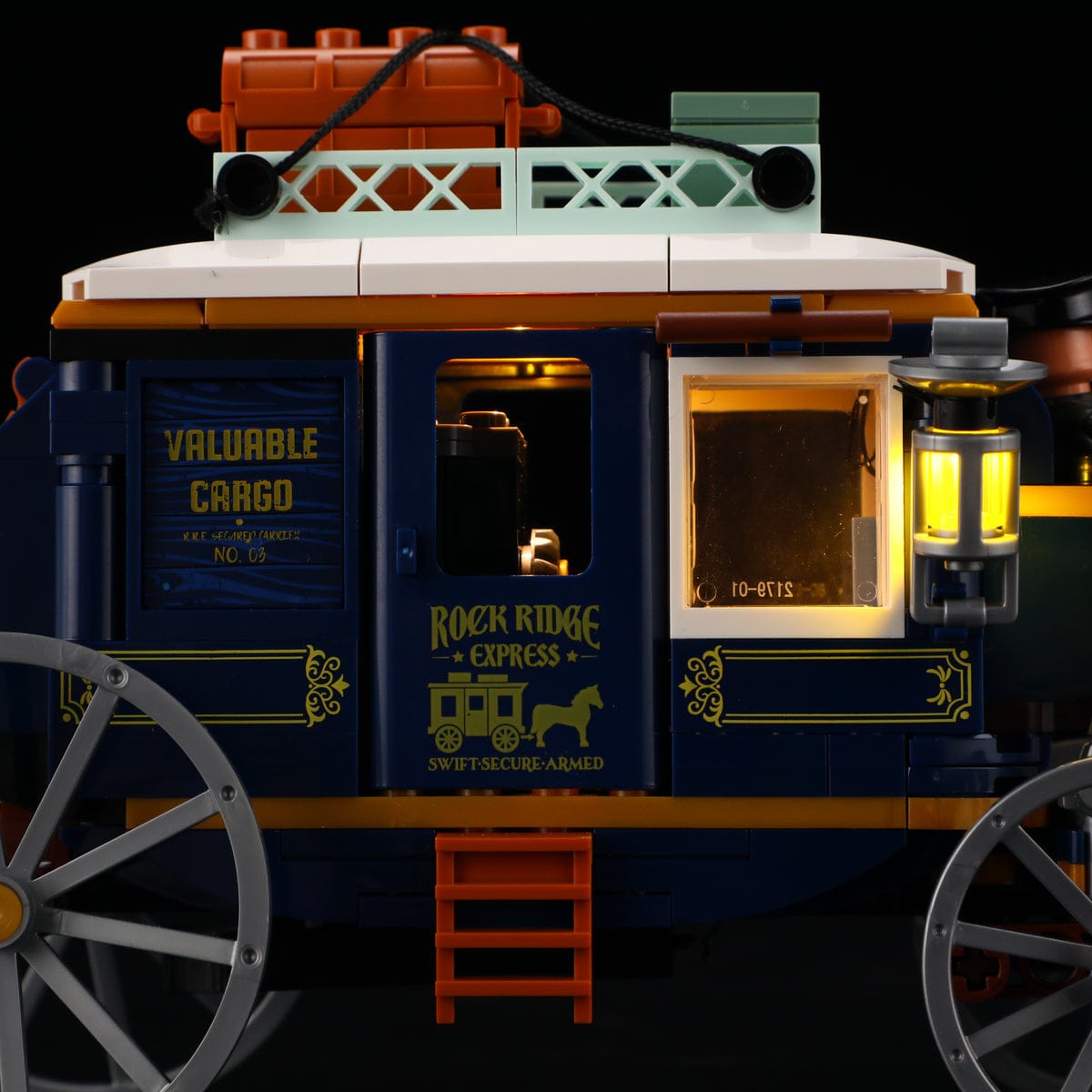 LUMIBRICKS - FUNWHOLE Western Treasure Stagecoach L9099 X002C6QRMX