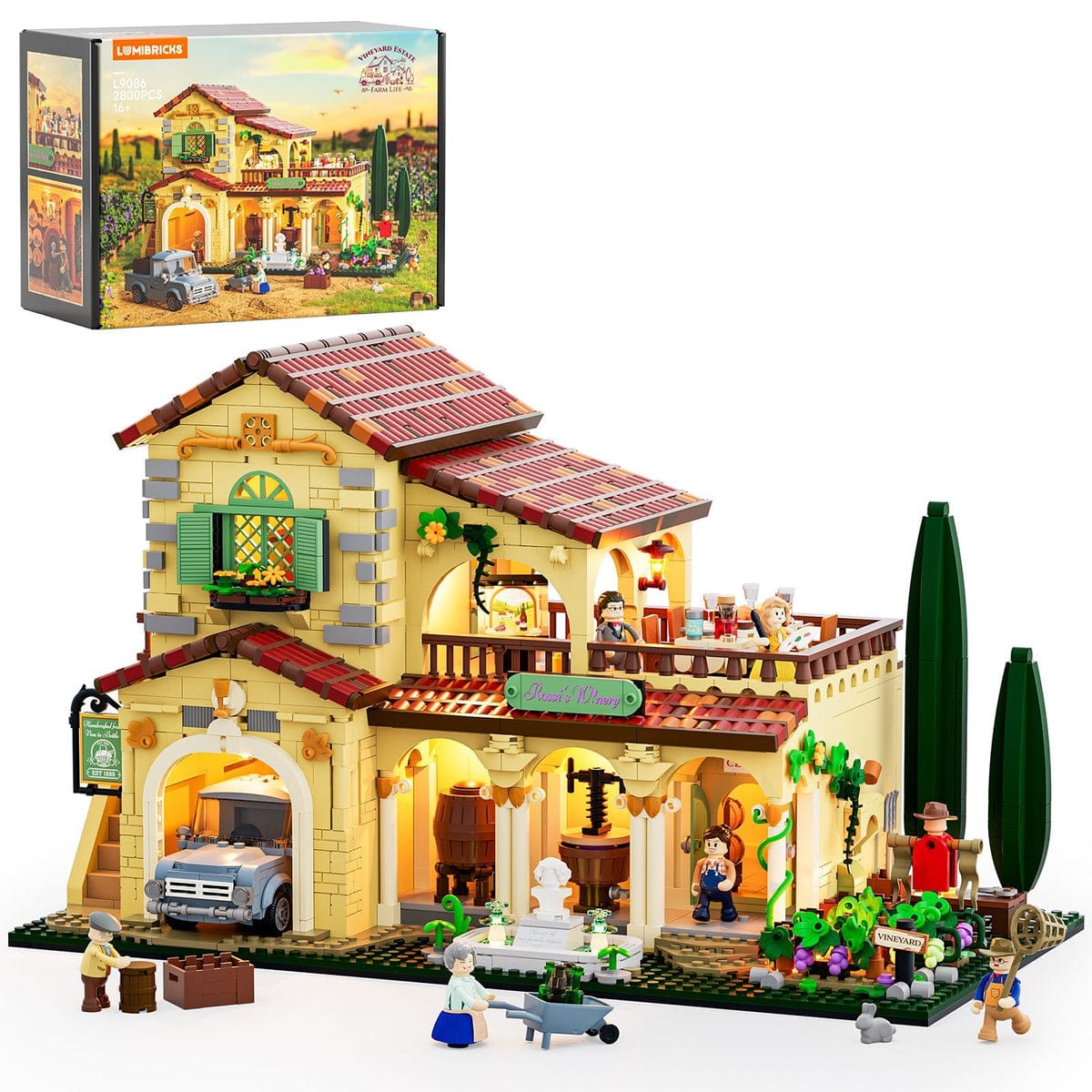 LUMIBRICKS - FUNWHOLE Vineyard Estate L9086 X004QZZD2V