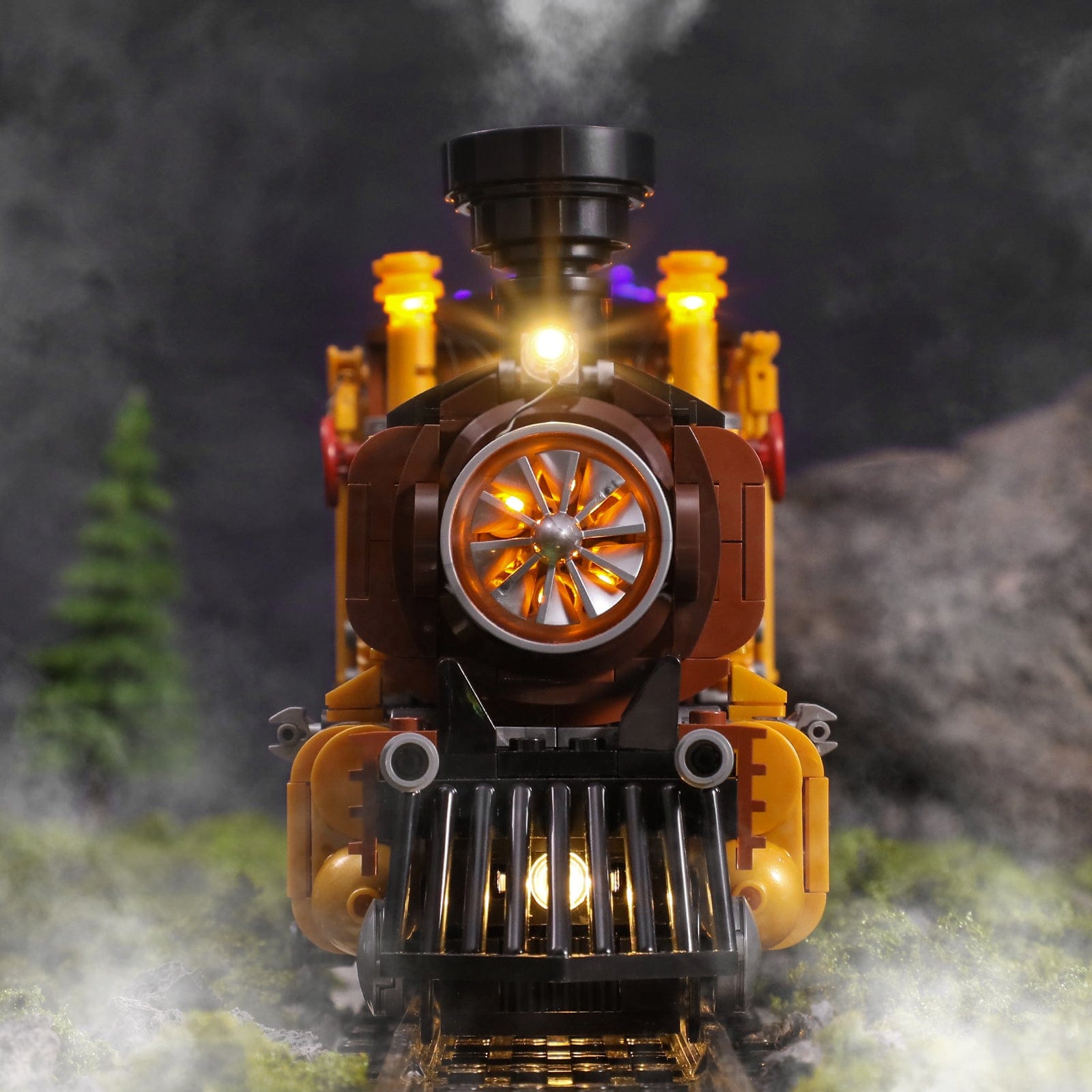 LUMIBRICKS - FUNWHOLE Steampunk Ore Train F9006 X003BS0U4F