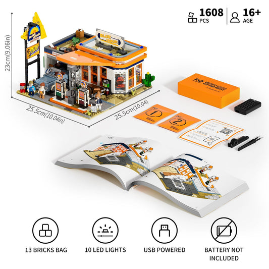 LUMIBRICKS - FUNWHOLE Gas Station F9065 X0028Y45VT