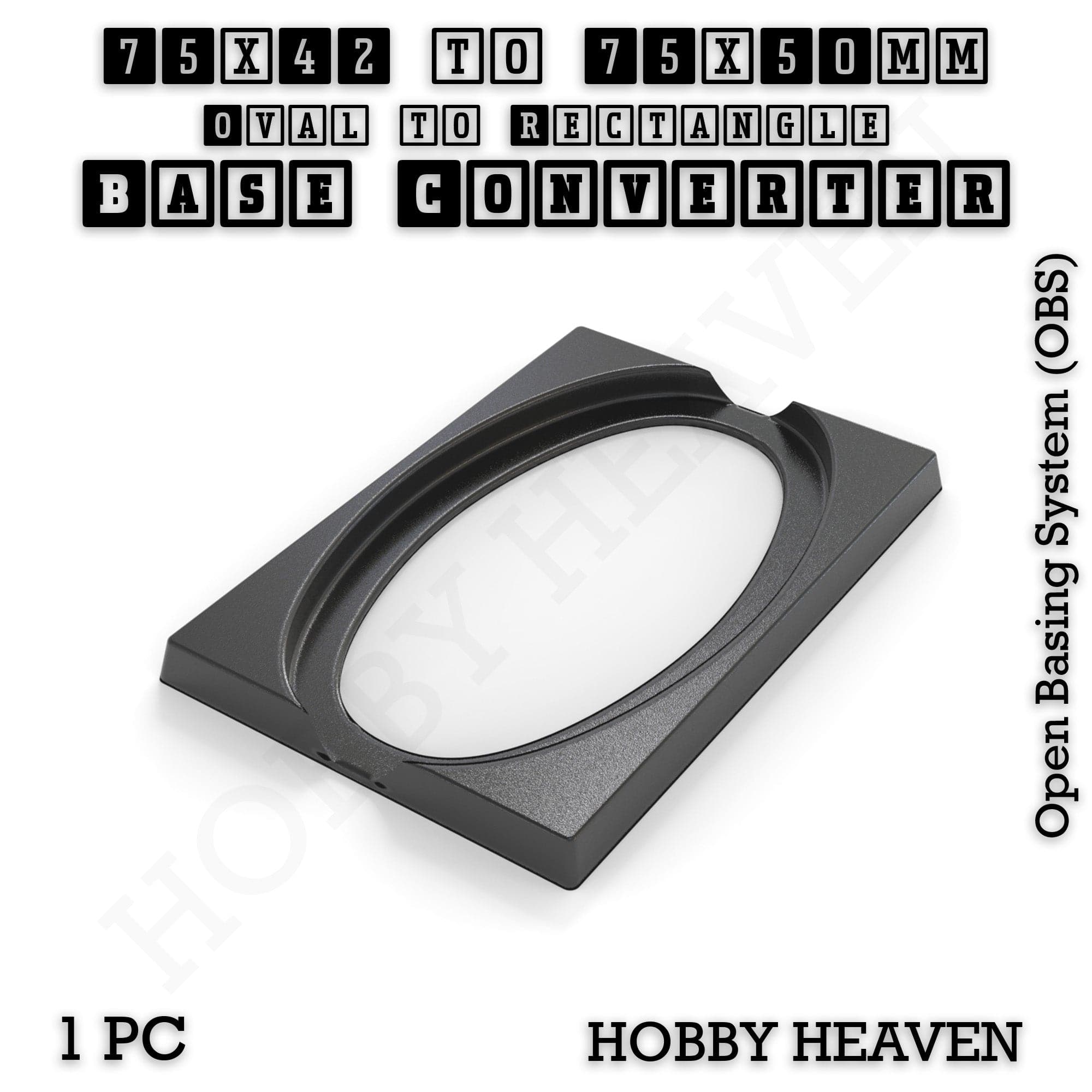 Base Converter Wargaming Oval to Rectangle Base Converters – Tabletop Games | 3D Printed Tabletop Accessories