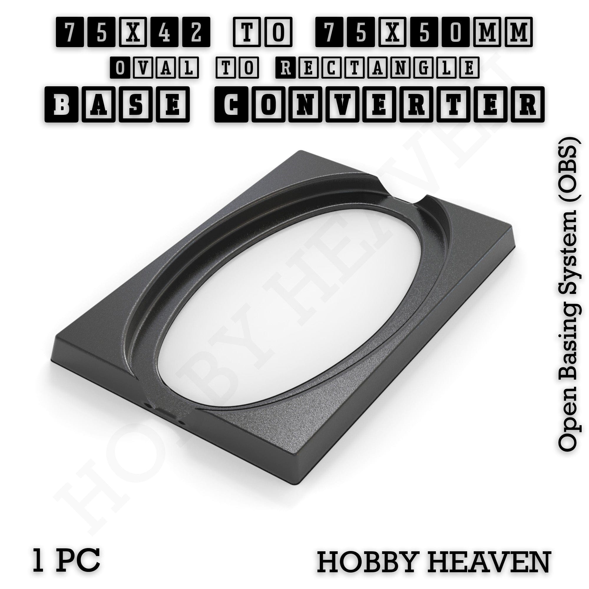 Base Converter Wargaming Oval to Rectangle Base Converters – Tabletop Games | 3D Printed Tabletop Accessories