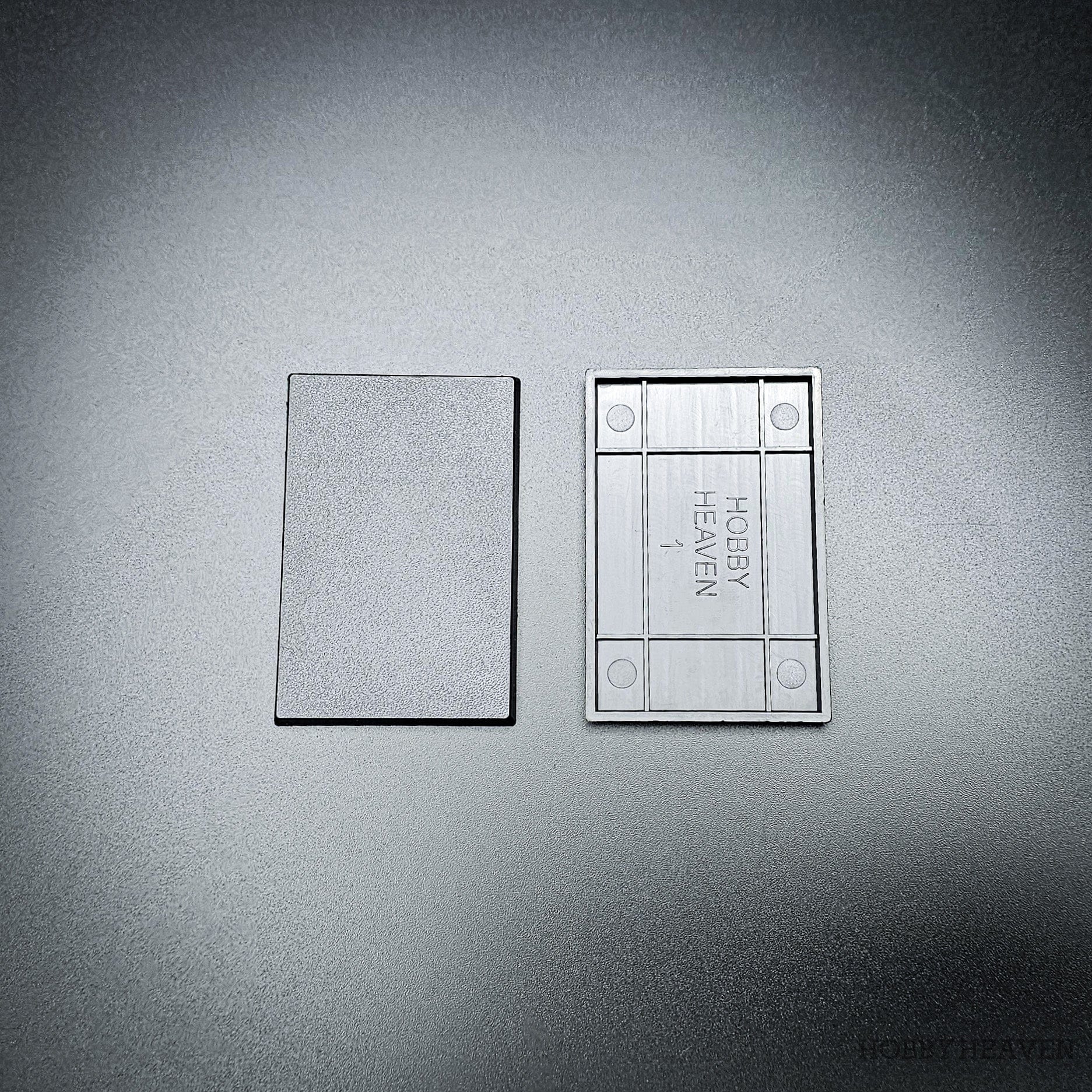 Base 2 50x75mm | 75x50mm Rectangular Plain Plastic Bases | Versatile Miniature Stands 5065013213453