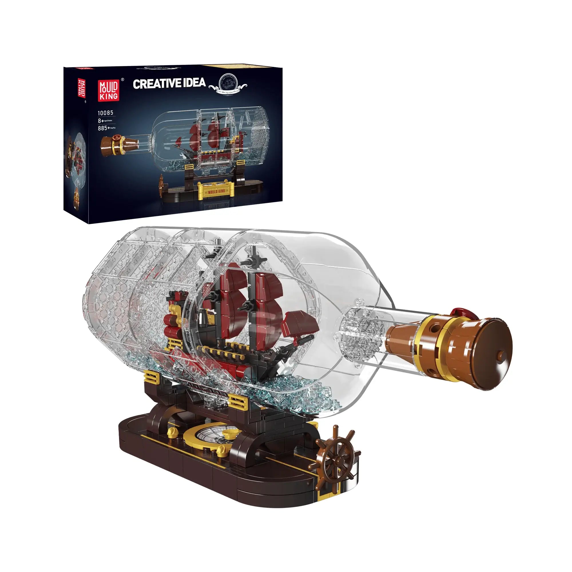 MouldKing Ship in a Bottle: Queen Anne’s Revenge 10085 6972316264671