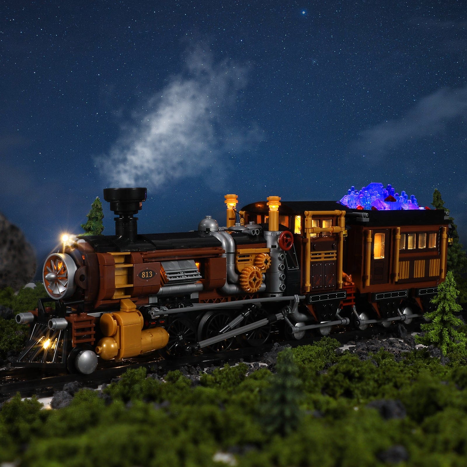 LUMIBRICKS - FUNWHOLE Steampunk Ore Train F9006 X003BS0U4F
