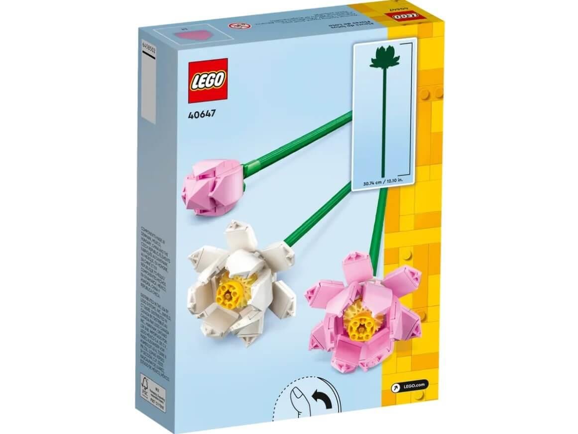 Toys & Games > Toys > Construction Toys > Interlocking Blocks > LEGO > LEGO Flowers Lego Botanicals 40647 Lotus Flowers Building Toy Gift for Ages 8 & Up 673419382380