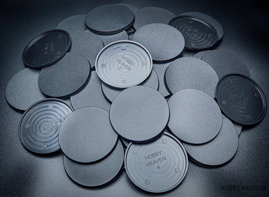 Base 80mm Round Plain Plastic Bases