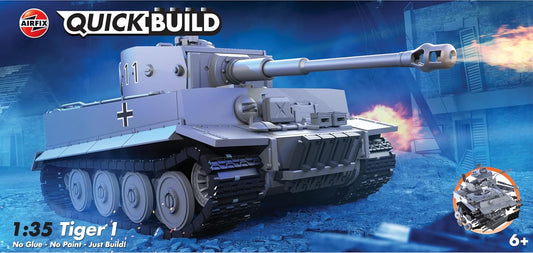AIRFIX - QUICKBUILD Model Tank Kit - J6041 Tiger I Building Kit for Kids 5055286661488