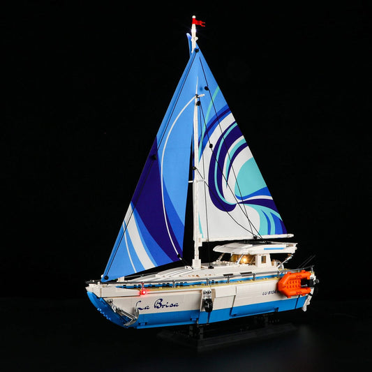 LUMIBRICKS - FUNWHOLE The Sailboat: La Brisa F9074 X004LDKPAD
