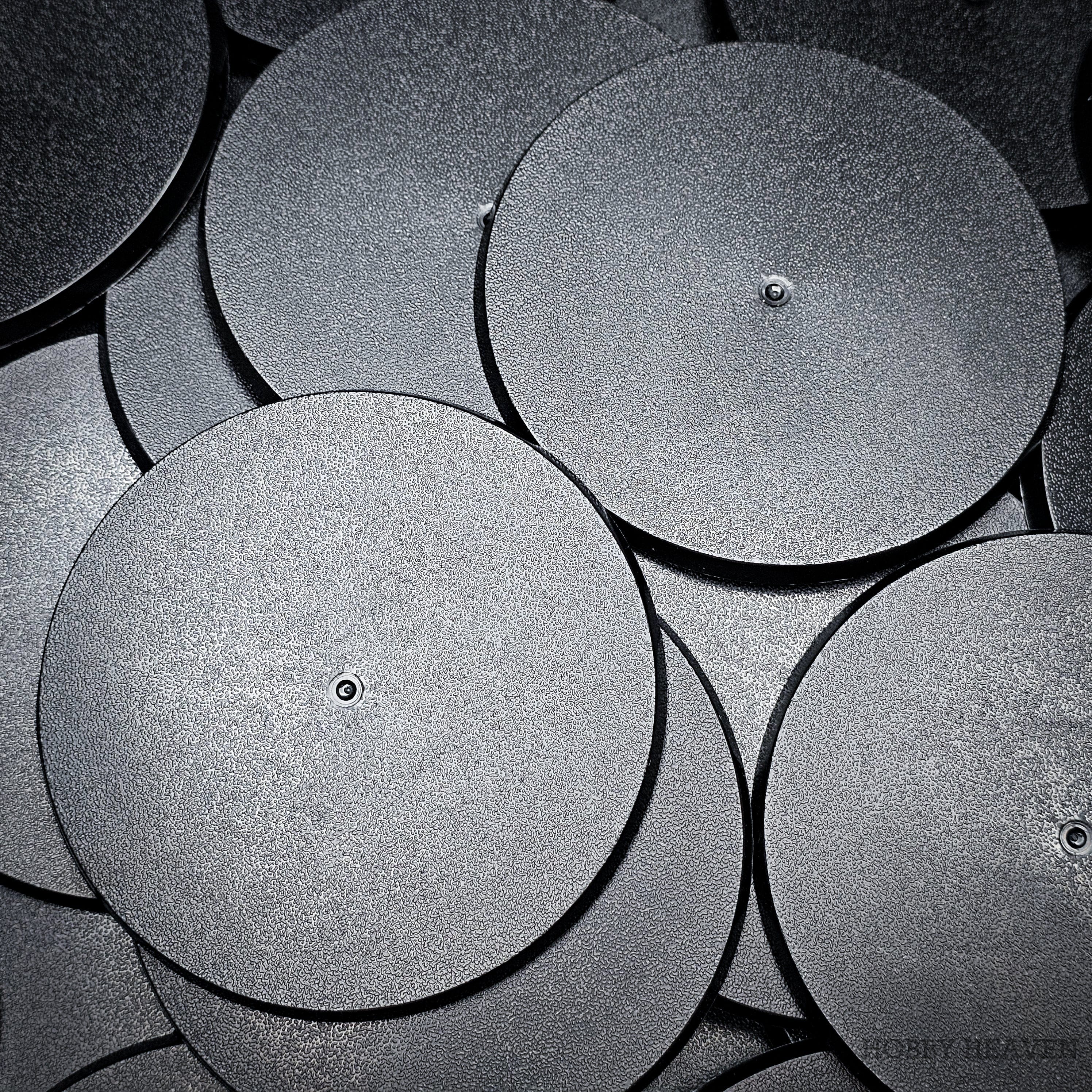 Base 90mm Round Plain Plastic Bases