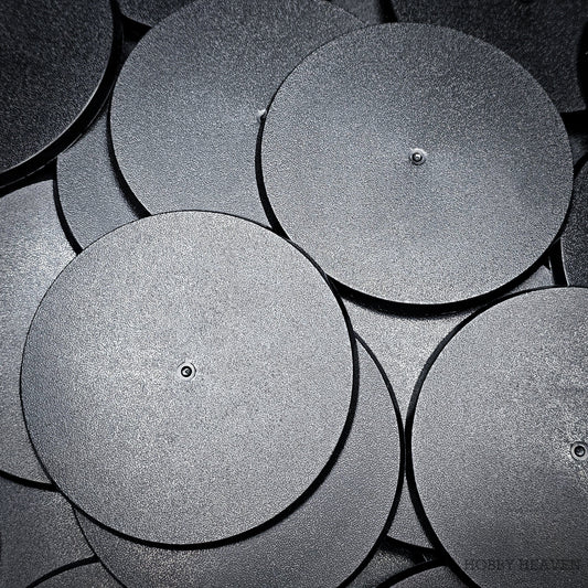Base 90mm Round Plain Plastic Bases