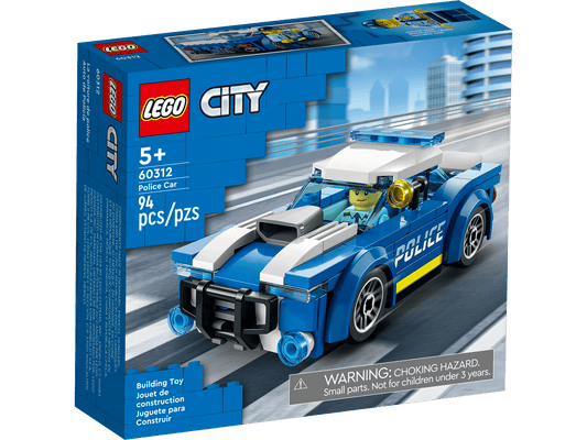 Toys & Games > Toys > Construction Toys > Interlocking Blocks > LEGO > LEGO City Lego City 60312 Police Car Buildable Toy Playset for Ages 5 and Up 673419359214