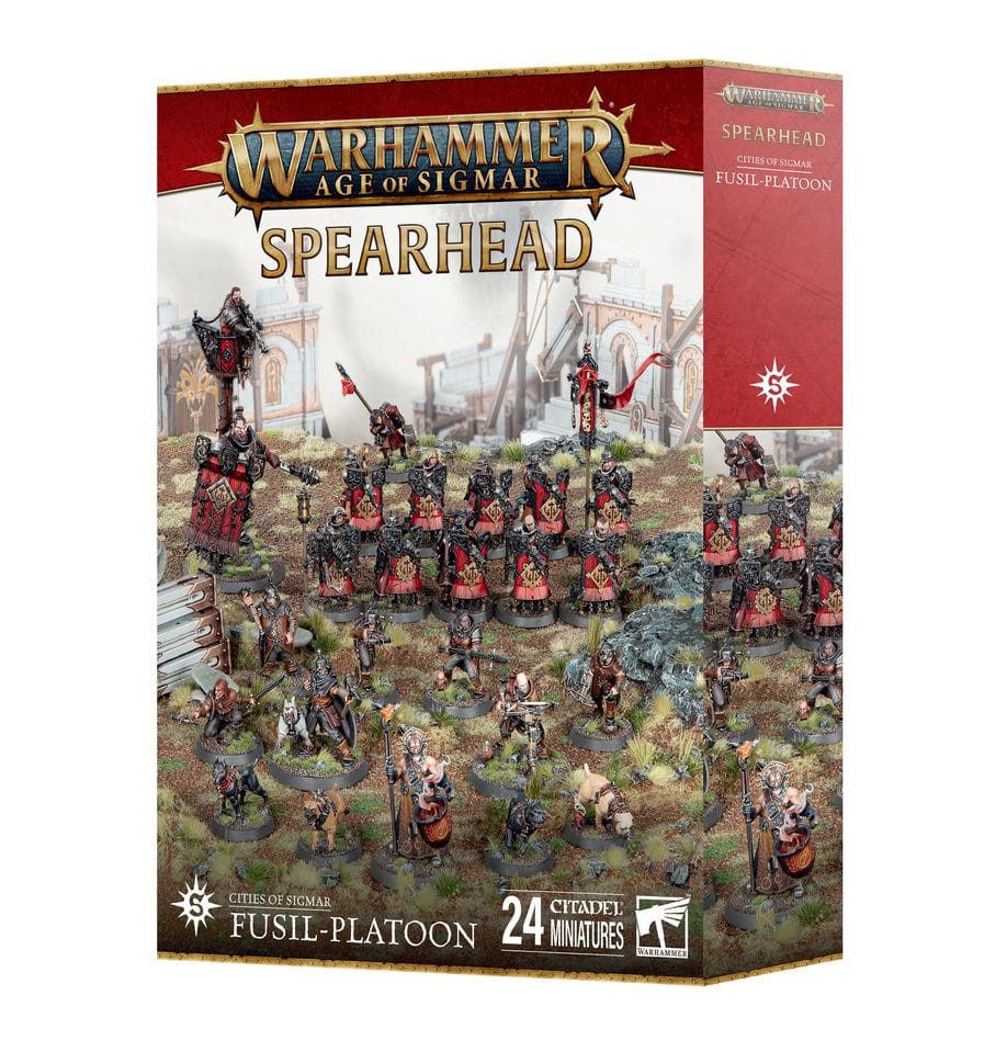 Age of Sigmar AGE OF SIGMAR SPEARHEAD: CITIES OF SIGMAR FUSIL-PLATOON 5011921249411