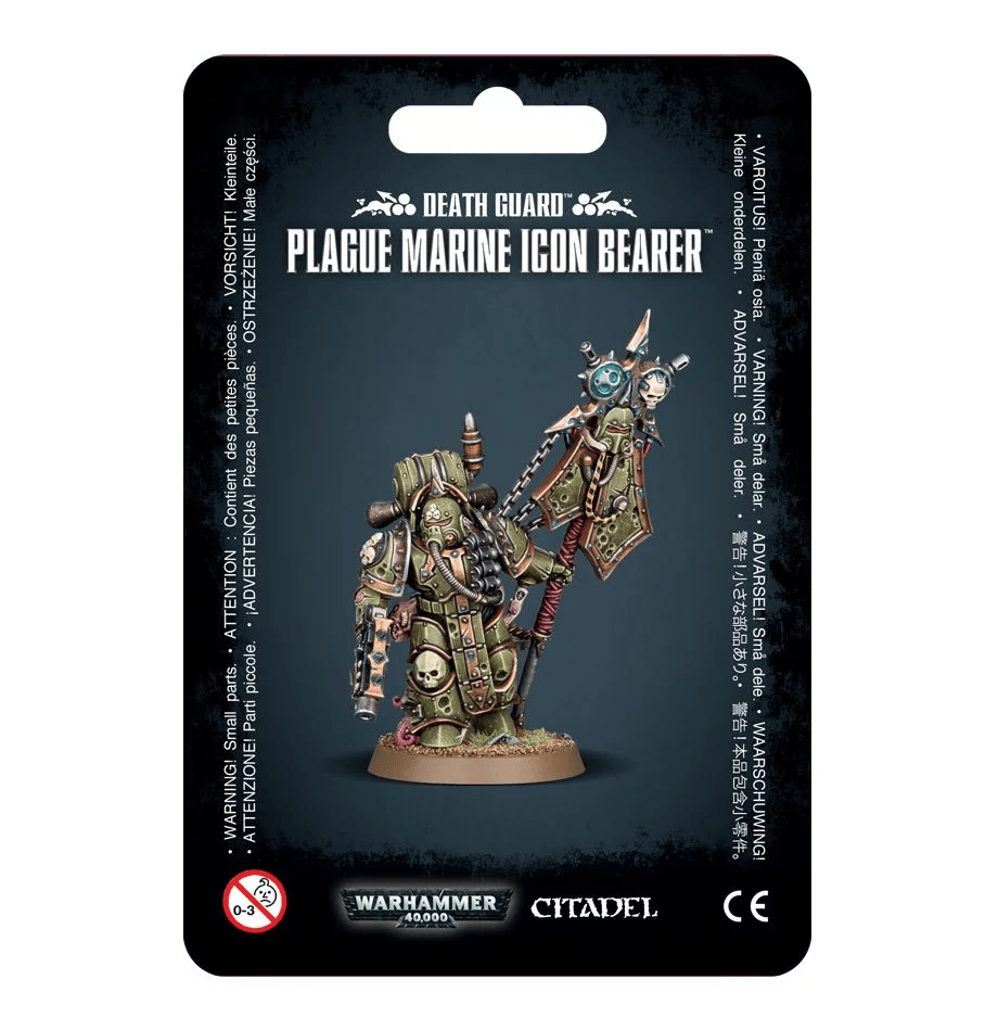 Death Guard DEATH GUARD PLAGUE MARINE ICON BEARER 5011921087631