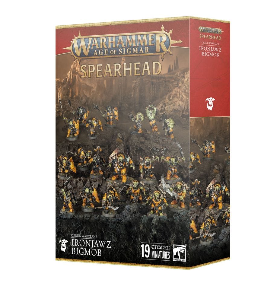 Orruks Warclans SPEARHEAD: ORRUK WARCLANS IRONJAWZ BIGMOB 5011921225019