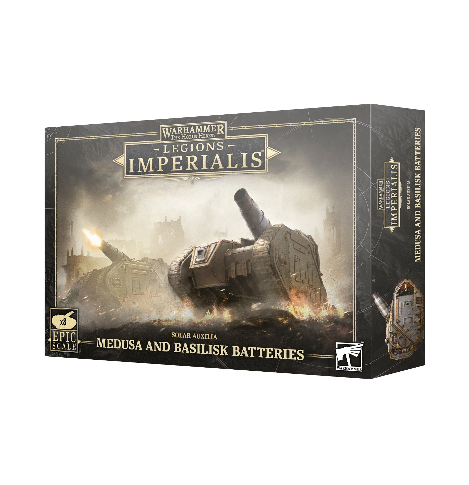 Legions Imperialis LEGIONS IMPERIALIS: SOLAR AUXILIA MEDUSA AND BASILISK BATTERIES 5011921182534