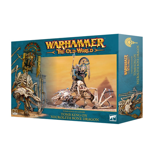 The Old World TOMB KINGS OF KHEMRI: TOMB KING ON NECROLITH BONE DRAGON 5011921217403