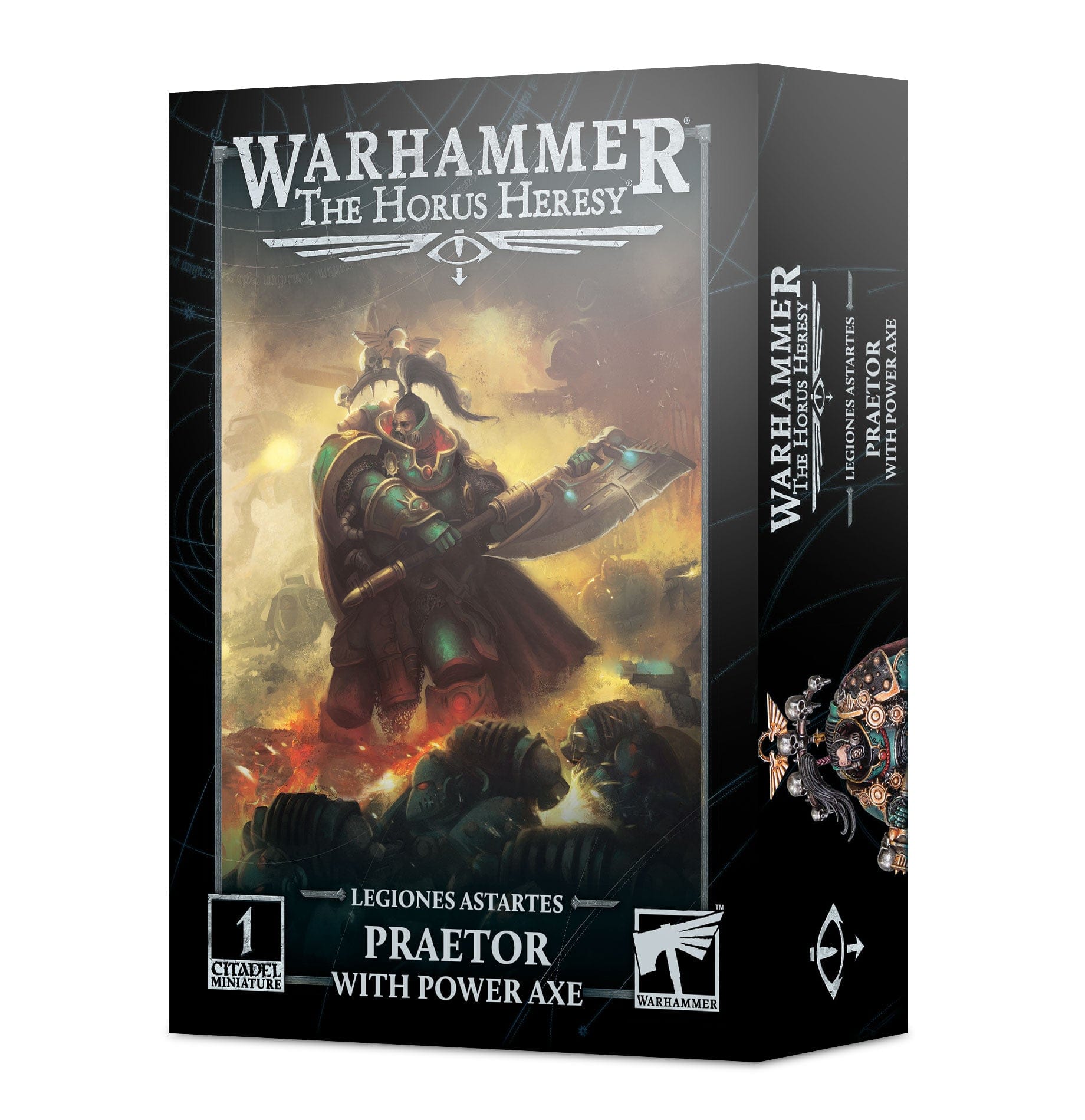 Horus Heresy LEGIONES ASTARTES: PRAETOR WITH POWER AXE 5011921171576