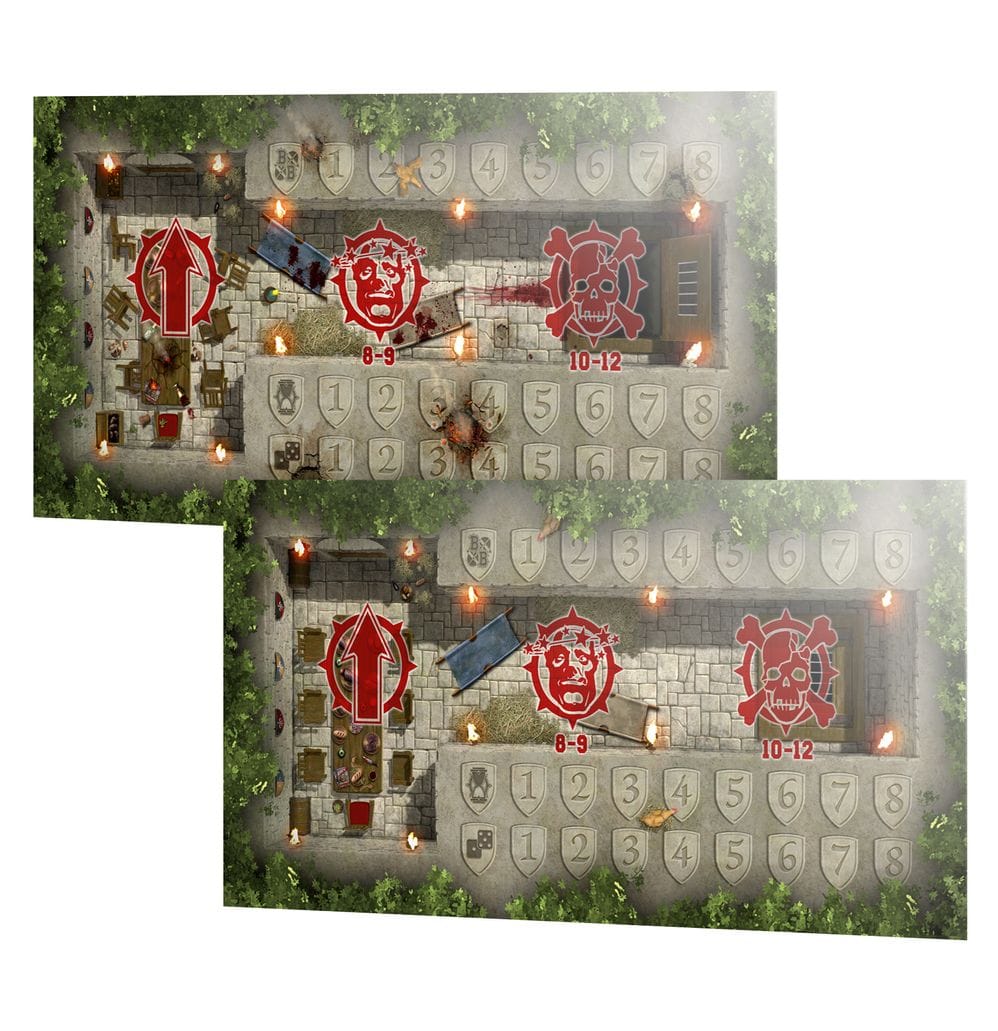 GW Models Blood Bowl: Bretonnian Team Pitch & Dugouts 5011921259816